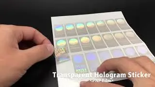 Transparent Hologram Sticker