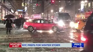 NYC preps for weekend snowstorm