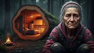 &ldquo;Homeless Old Lady Builds Secret Modern Shelter in the Forest (ASMR) | Incredible Survival Story&rdquo;