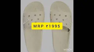 Crocs Classic Slides Off-White Available Discount Offer Update #crocs #clogs #shorts #online