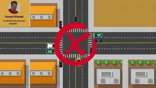Left Turn at Intersection