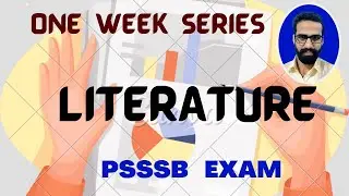 LITERATURE { FAMOUS BOOKS } || BY RUPINDER SIDHU || FOR ALL UPCOMING EXAMS