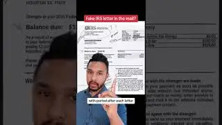IRS Scam Letter | Ahad&Co CPA