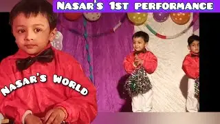  Nasar's Pre-Nursery Stage Debut || First Day on Stage! 💫 Nasar's World 