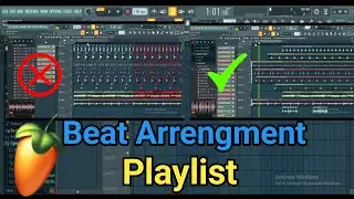 How to make beat arrangement & playlist #flstudiohubtips #flstudio