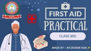 Class 3 First Aid Practical Activity | Learning Basic First Aid | A.H.A.K. Progressive Inter College