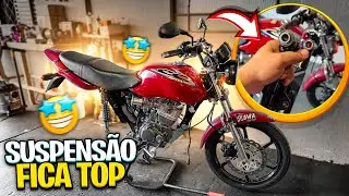 COMO DEIXAR A TITAN 2000 MAIS CONFORT&Aacute;VEL COLOQUEI ROLAMENTOS NA BALAN&Ccedil;A 🤩