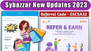 Sybazzar refer and earn | New updates 2023 |  Best free online shopping app sybazzar withdraw