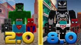 Эволюция Мода Legends В Майнкрафт | СуперГерои В Майнкрафте