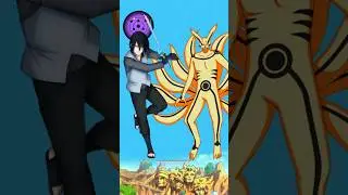 Kurama 🆚 Sasuke | Who is strong #naruto #kurama #sasuke