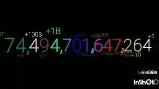 0 to 10 Sextillion With Sounds Effetcs [10²²]