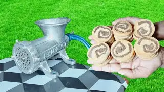 EXPERIMENT: CRUNCHY COOKIES vs MEAT GRINDER