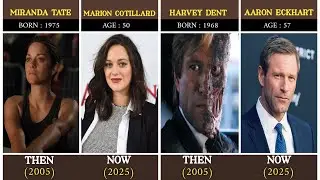 The Dark Knight Trilogy Cast Then vs Now (2005&ndash;2025) | Real Age, Birth & Death