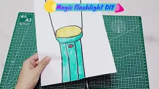 Paper Under water magic flashlight for kids! #art #papercrafts #viral #craft #diycrafts #paper #diy