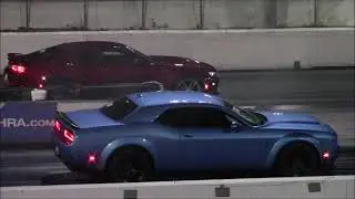 Dodge Demon Compared To a Camaro SS In The 1/4 Mile
