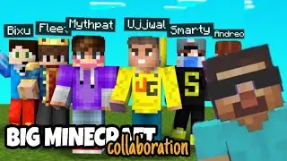MINECRAFT Biggest collaboration IN WORLD [minecraft challenge]