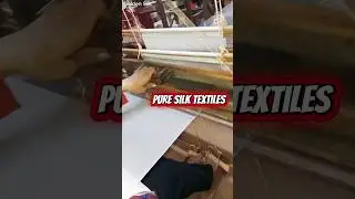 How to makes small organza/scarf. #handwovenelegance #silkfabric #silkcloth #silkmaterial