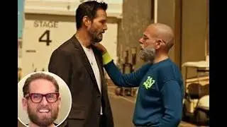 Bald Jonah Hill is unrecognizable as he shows off beard ,slim figure in new movie with Keanu Reeves