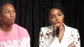 Janelle Monae talks at Kennedy Space Center Hidden Figures Q&A