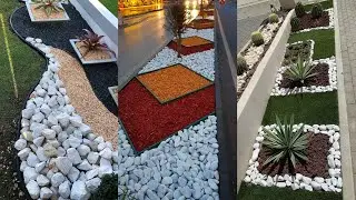 Modern Landscaping ideas/ pebbel Stone trends in 2025 