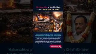 BREAKING: Maharashtra Deputy CM Ajit Pawar Killed in Plane Crash #shorts #ytshorts #breakingnews