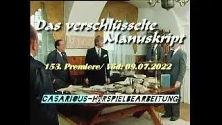 Das verschlüsselte Manuskript (Krimi-Hörspiel)/ 153. CASARIOUS-Premiere/ Horst Frank 1979