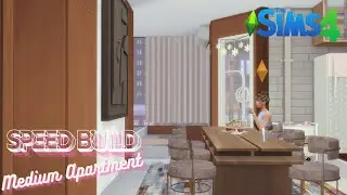 Medium Apartment with Balcony Speed Buiild | The Sims 4