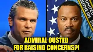 Hegseth FORCES Black Admiral to Step Down for Questioning Boat Strikes, Allegedly