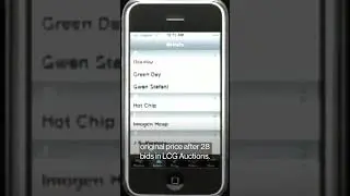 First-Generation iPhone Sells for Over $190,000 at Auction