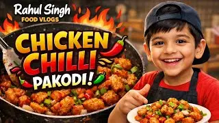 Chicken chilli pakodi recipe mini vlog #food #dailyvlog #youtube #foodie #youtuber #trending #recipe