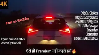 2025 Hyundai i20 Lights in Night: interior, exterior, mood lights | New i20 night drive review #i20