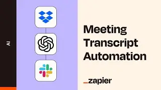 How to Create Meeting Transcripts with Dropbox, OpenAI Whisper, and Slack via Zapier