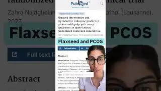 Flaxseed for PCOS? Here&rsquo;s what the latest research says! 🌿✨