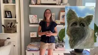 This Simple Mantra makes Watercolor Easier - Student Critique - Cairn Terrier Dog Painting Tips