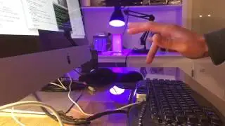 Hue plus motion controller plus python shell