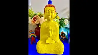 #Buddhastatuepainting#kids motor skill#learning video#acrylicpainting
