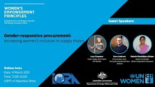 UN Women-IORA Webinar: Gender-Responsive Procurement: Increasing Women&rsquo;s Inclusion in Supply Chains