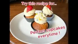 Soft and moist cupcakes at home |fluffy cupcakes #cupcake #homestylecooking#softandspongy#homemade