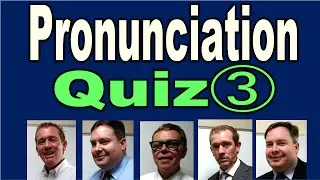 Pronunciation Quiz (3) [ ForB English Lesson ]