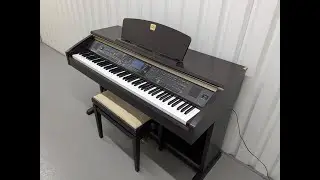 Yamaha Clavinova CVP-301 Digital Piano / arranger + stool rosewood stock #25054