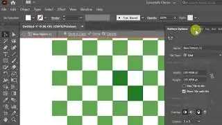 How to Create a Checkered Pattern in Illustrator | Easy Grid Design Tutorial 🎨