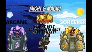 Can we beat Kingdom Rush elite level Rotwick with only mage towers? (Veteran mode)