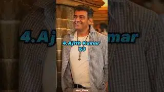 Top 5 Highest Age Of Tamil Actor s 💥😎🥵✅#tamil #tamilactors #age #vijay #ajith #rajini #kamal #shorts