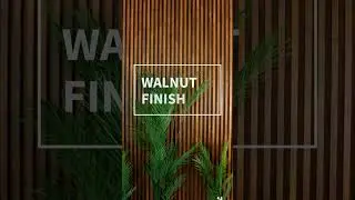 Wall Panels Walnut Finish