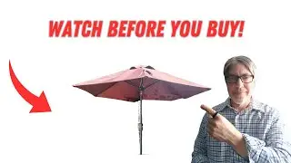 Best Choice Products 7.5 ft Heavy-Duty Round Outdoor Market Patio Umbrella Review