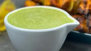 Tandoori Mint Chutney | Mint Dip for Tandoori Chicken | Mint Chutney | Green chutney for kebab