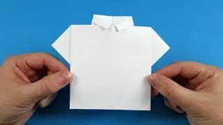 How to Make Paper Shirt - DIY Origami Paper Crafts