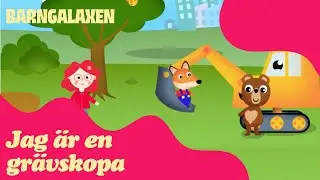 Lotta Buskul - Jag är en grävskopa - Officiell musikvideo