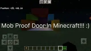 Mob Proof Door In Minecraft