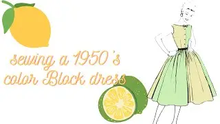 Sewing a Vintage color Block Dress| Behind The Seams